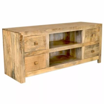 TV miza HINA 60x140 cm masiven les/mangovec