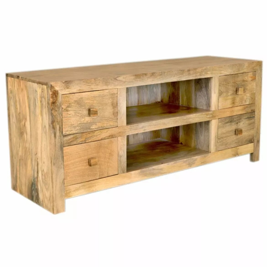 TV miza HINA 60x140 cm masiven les/mangovec