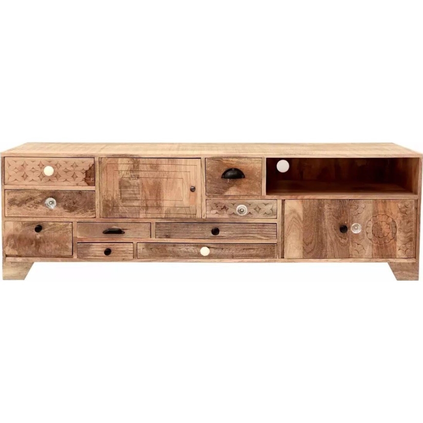 TV miza MANU 160x50 cm masiven les/mangovec