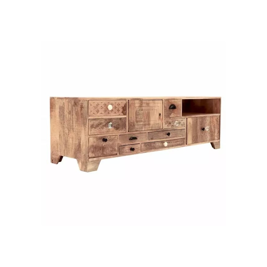 TV miza MANU 160x50 cm masiven les/mangovec