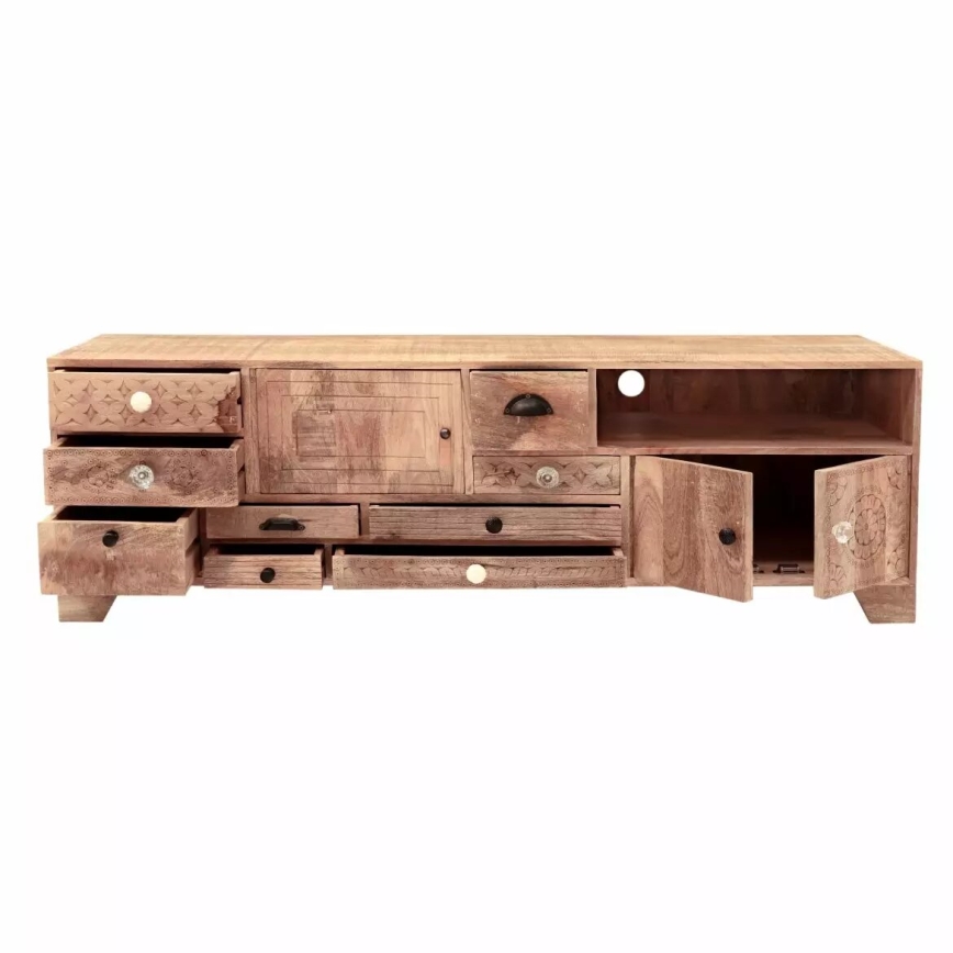 TV miza MANU 160x50 cm masiven les/mangovec