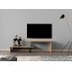 TV miza OVIT 44x153 cm rjava/črna