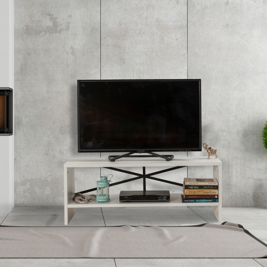 TV miza ROZI 45x90 cm bela