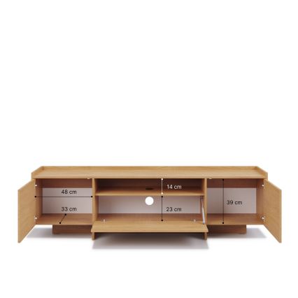 TV omarica KEMI 197x57 cm hrast Cremona