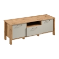 TV omarica MENTA 138x49 cm hrast wotan/siva