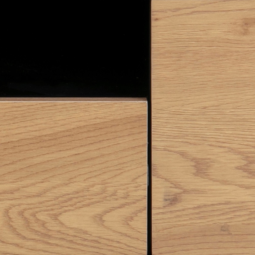 TV omarica SARON hrast/črna