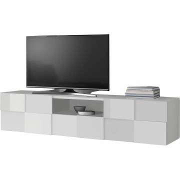 TV omarica SERIAN 184x42x42 cm bela