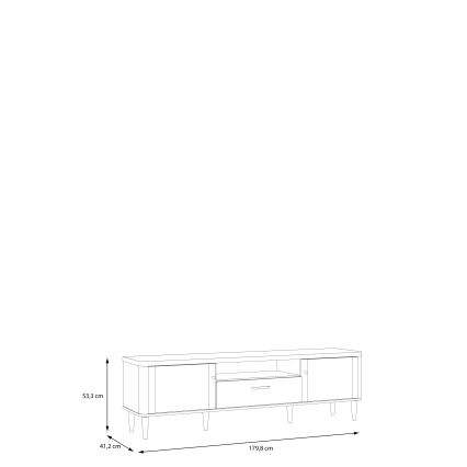 TV omarica VIRO rjava/bežna