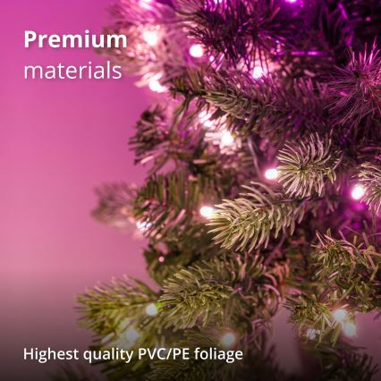 Twinkly - LED RGB Zatemnitveni božični venec 50xLED pr. 60 cm Wi-Fi