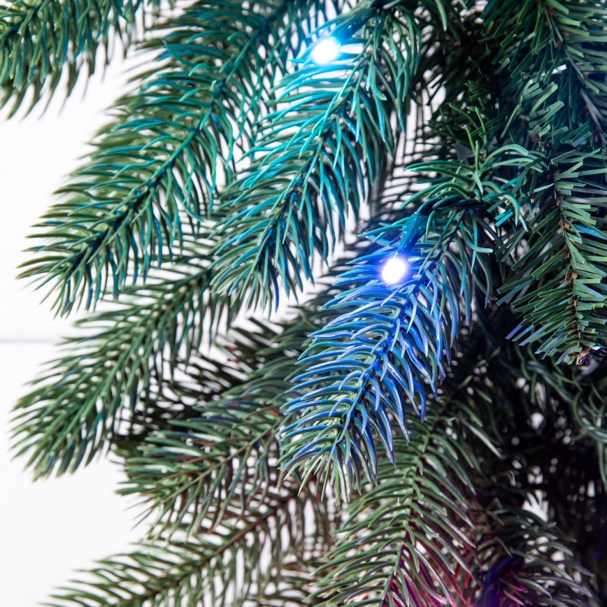 Twinkly - LED RGBW z nastavljivo svetlostjo božična dekoracija GARLAND 50xLED 2,7 m Wi-Fi