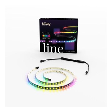 Twinkly - LED RGB Dodatek zatemnitveni trak LINE 100xLED 1,5 m Wi-Fi