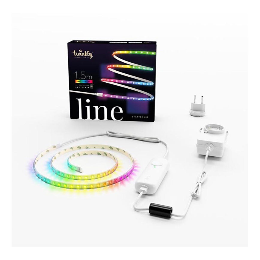 Twinkly - LED RGB Zatemnitveni trak LINE 100xLED 1,5 m Wi-Fi