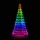 Twinkly - LED RGBW Dimerizabilno zunanje božično drevo LIGHT TREE 1000xLED 6 m IP44 Wi-Fi