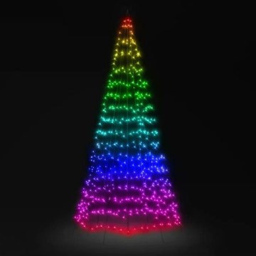 Twinkly - LED RGBW Zatemnitveno zunanje božično drevo LIGHT TREE 750xLED 4m IP44 Wi-Fi