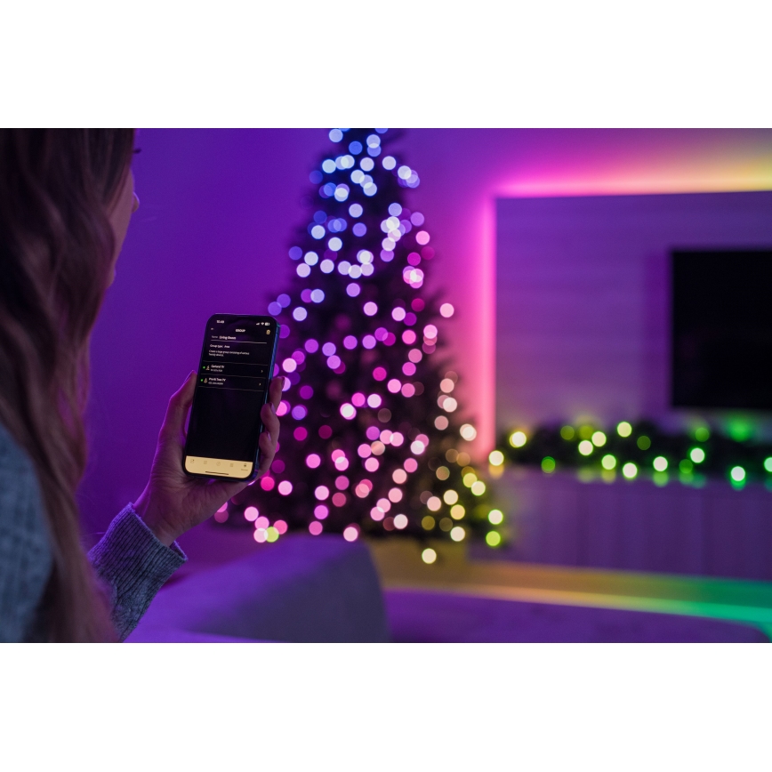 Twinkly - LED RGBW Zatemnjiva božična jelka TREE 435xLED 2,1 m Wi-Fi