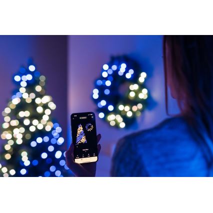 Twinkly - LED RGBW božična jelka TREE 435xLED 2,1 m z zatemnitvijo Wi-Fi