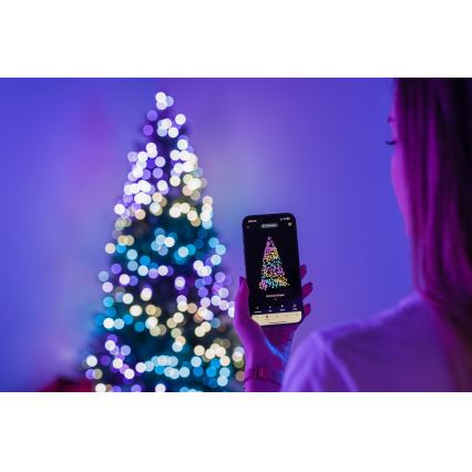 Twinkly - LED RGBW božična jelka TREE 435xLED 2,1 m z zatemnitvijo Wi-Fi