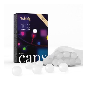 Twinkly TMC100-S - Dekorativni silikonski končniki CAPS 100 kom.