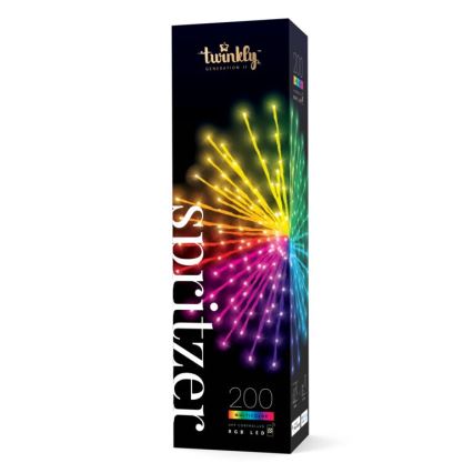 Twinkly TWB200STP-WEU - LED RGB Zunanja Božična zvezda SPRITZER 200xLED IP44 Wi-Fi