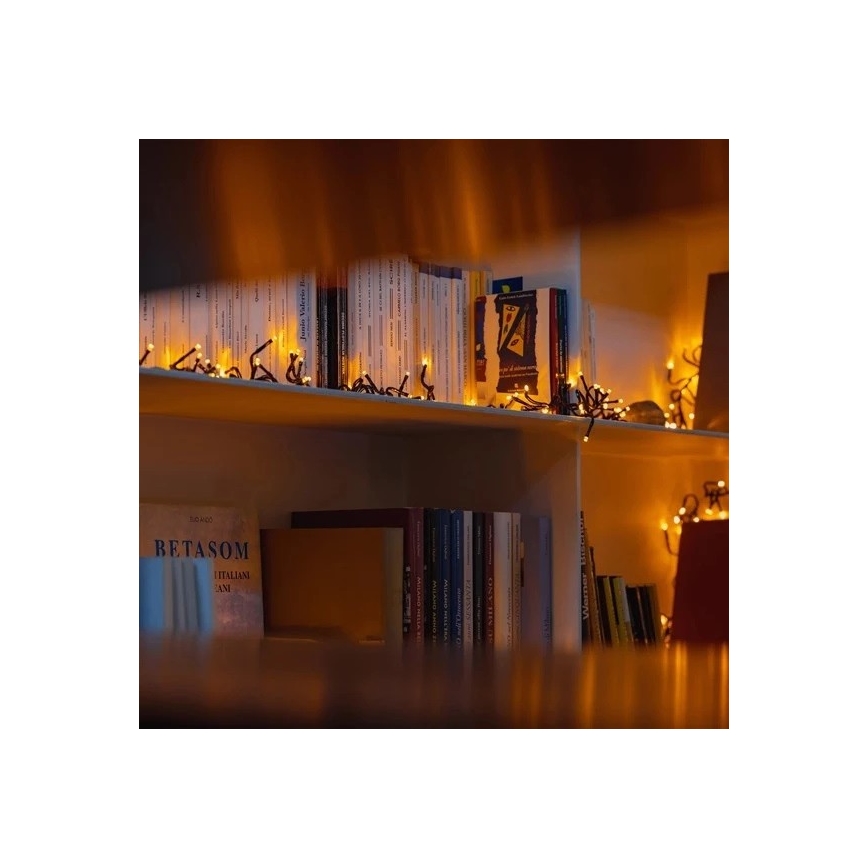 Twinkly - LED Zatemnitven zunanji božična veriga CLUSTER 400xLED 9,5m IP44 Wi-Fi