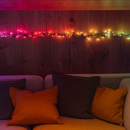 Twinkly - LED RGBW Zatemnitvena zunanja božična veriga CLUSTER 400xLED 9,5m IP44 Wi-Fi