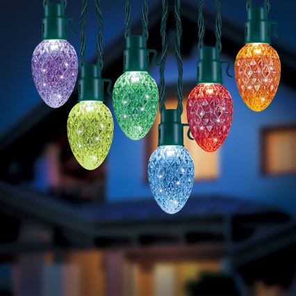 Twinkly - LED RGB Zatemnitvena zunanja božična veriga FACETED 40xLED 14,5 m IP44 Wi-Fi