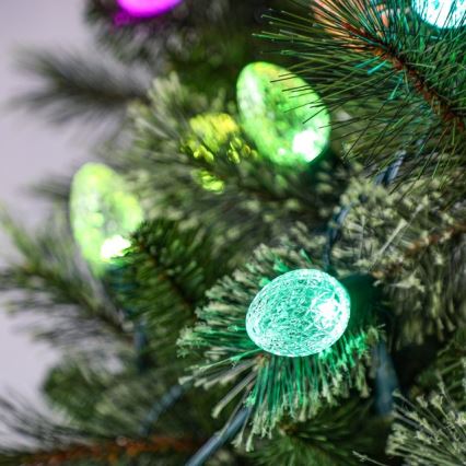 Twinkly - LED RGB Zatemnitven zunanji božična veriga FACETED 80xLED 26,5 m IP44 Wi-Fi
