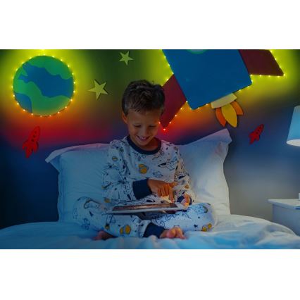 Twinkly - LED RGB Zatemnitveni trak DOTS 60xLED 3 m Wi-Fi USB