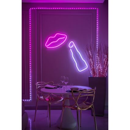 Twinkly - LED RGB zatemljiv božični niz DOTS 60xLED 7 m USB Wi-Fi