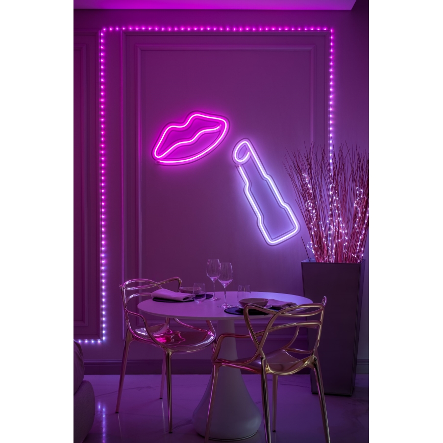 Twinkly - LED RGB z možnostjo zatemnitve, svetlobni niz DOTS 60xLED 7 m USB Wi-Fi