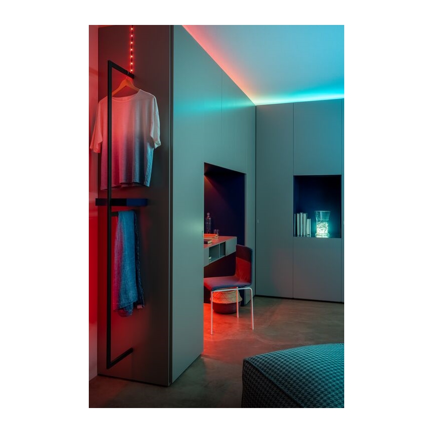 Twinkly - LED RGB Zunanji zatemnitveni trak DOTS 200xLED 10 m IP44 WiFi