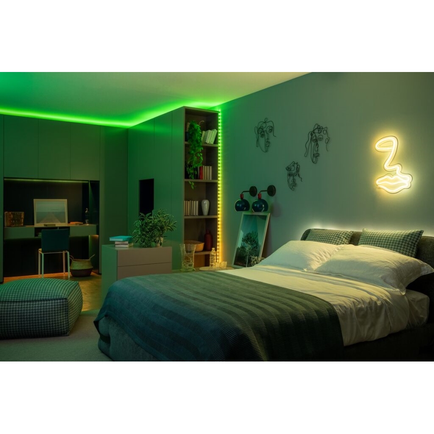 Twinkly - LED RGB Zunanji zatemnitveni trak DOTS 200xLED 10 m IP44 WiFi