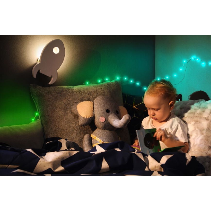 Twinkly - LED RGB Zunanji zatemnitveni trak DOTS 200xLED 10 m IP44 Wi-Fi