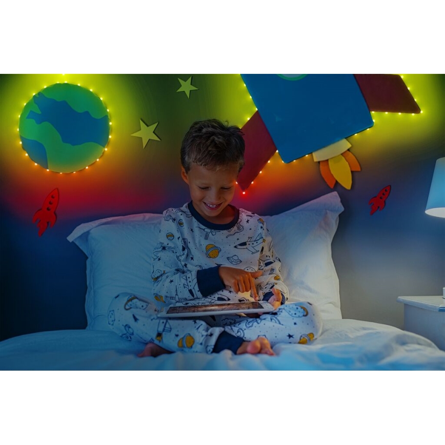 Twinkly - LED RGB Zunanji zatemnitveni trak DOTS 400xLED 20 m IP44 Wi-Fi
