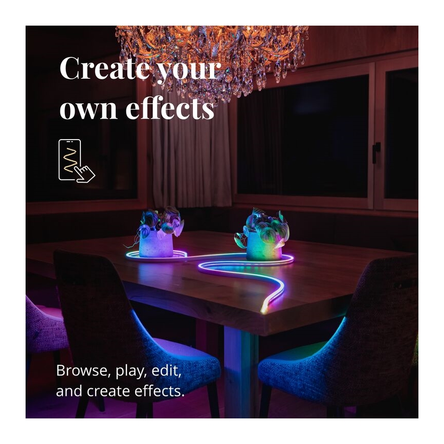 Twinkly - LED RGB Zatemnitveni trak FLEX 200xLED 2 m Wi-Fi