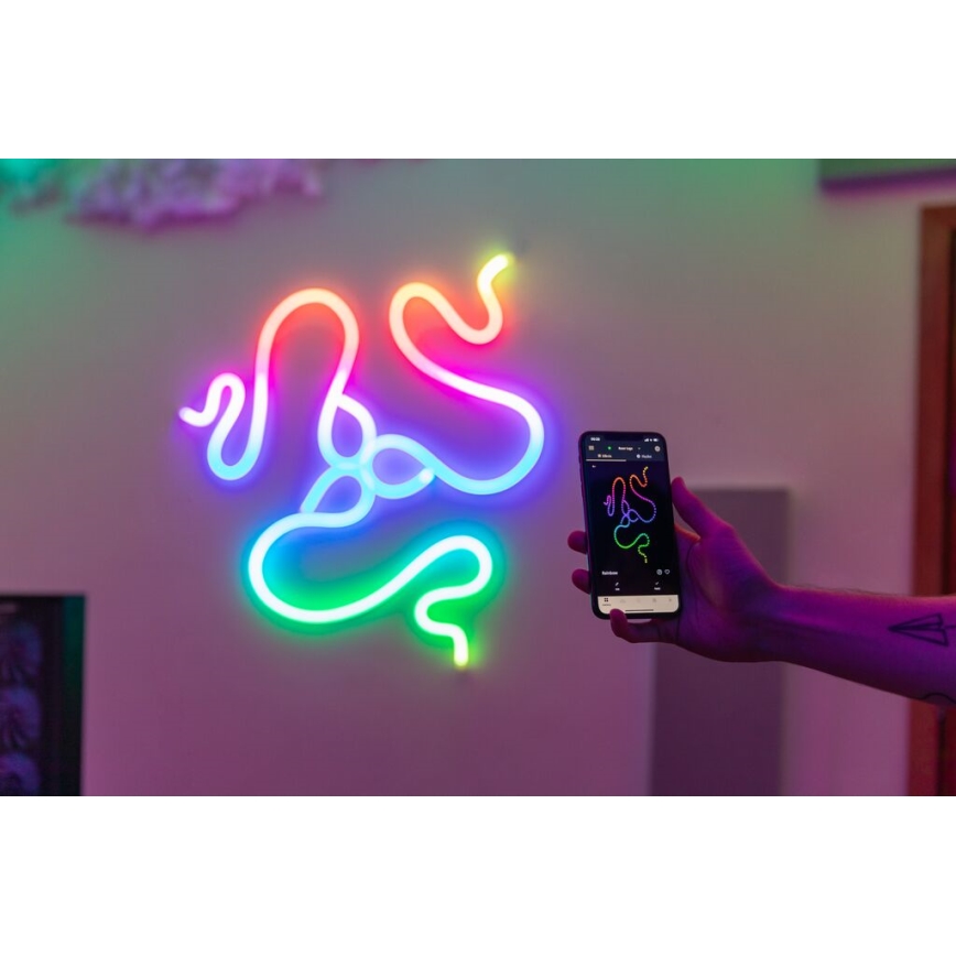 Twinkly - RGB LED trak FLEX z zatemnitvijo, 300 LED, 3 m, Wi-Fi