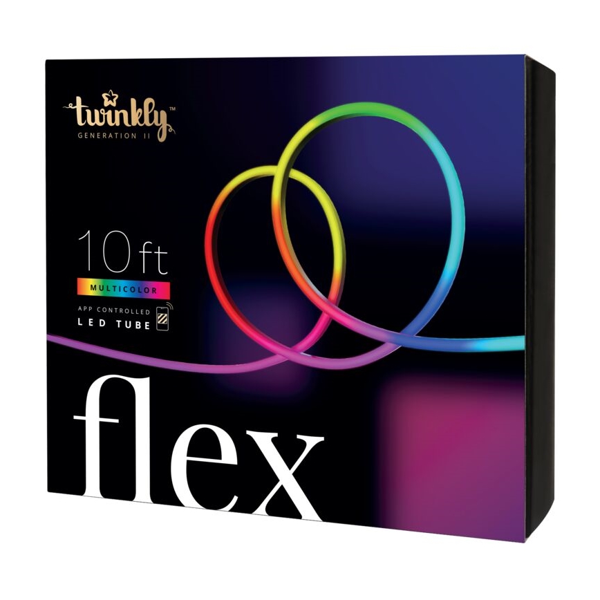 Twinkly - RGB LED trak FLEX z zatemnitvijo, 300 LED, 3 m, Wi-Fi