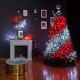 Twinkly - LED RGB Zatemnitven Božična dekoracija PRE-LIT GARLAND 50xLED 6,2m Wi-Fi