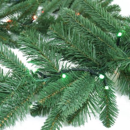 Twinkly - LED RGBW Zatemnitven Božična dekoracija PRE-LIT GARLAND 50xLED 3,15 m Wi-Fi