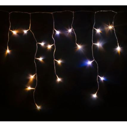 Twinkly - LED Zatemnitvena zunanja Božična zavesa ICICLE 190xLED 11,5m IP44 Wi-Fi