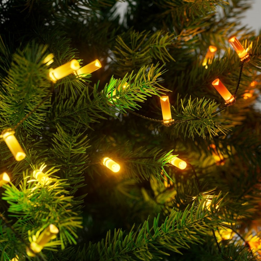 Twinkly - LED RGB niz lučk CANDIES s funkcijo zatemnjevanja, 200 LED, 14 m, USB, Wi‑Fi