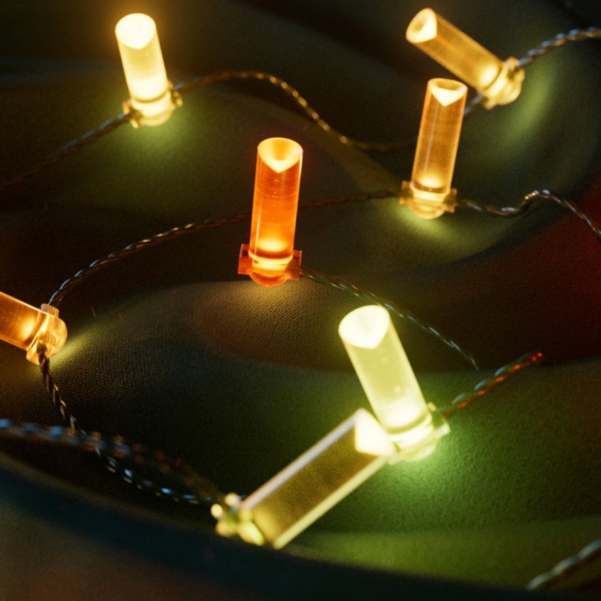 Twinkly - LED RGB niz lučk CANDIES s funkcijo zatemnjevanja, 200 LED, 14 m, USB, Wi‑Fi