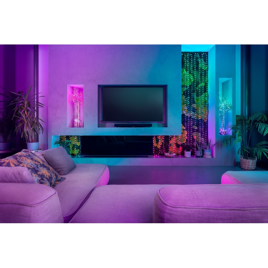 Twinkly - LED RGB Zatemnitvena božična veriga CANDIES 100xLED 8 m USB Wi-Fi