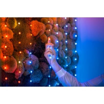 Twinkly - LED RGB Zatemnitvena božična veriga CANDIES 100xLED 8 m USB Wi-Fi