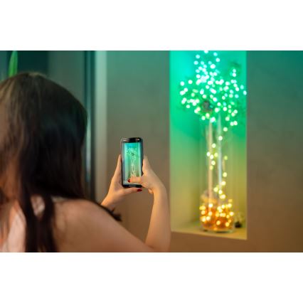 Twinkly - LED RGB Zatemnitvena božična veriga CANDIES 100xLED 8 m USB Wi-Fi