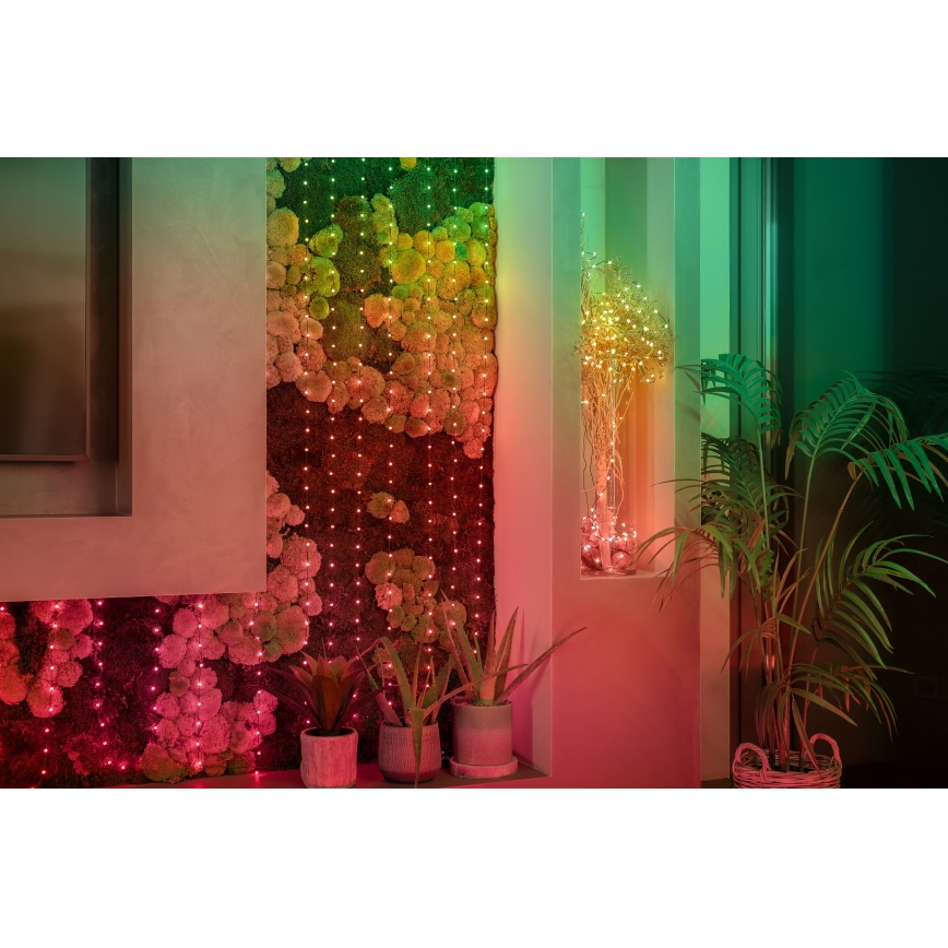 Twinkly - LED RGB Zatemnitvena božična veriga CANDIES 100xLED 8 m USB Wi-Fi