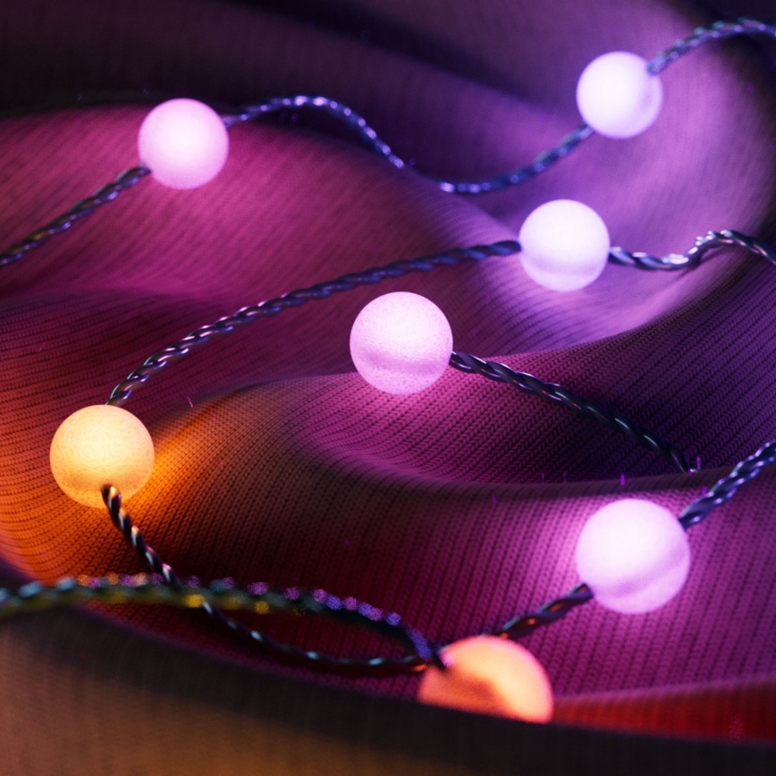 Twinkly - LED RGB Zatemnitvena božična veriga CANDIES 100xLED 8 m USB Wi-Fi