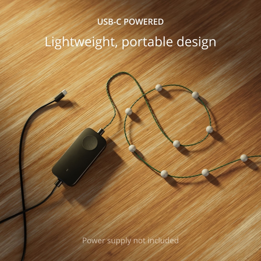 Twinkly - LED RGB Zatemnitvena božična veriga CANDIES 100xLED 8 m USB Wi-Fi