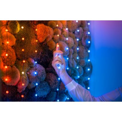 Twinkly - LED RGB Zatemnitvena božična veriga CANDIES 100xLED 8 m USB Wi-Fi