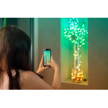 Twinkly - LED RGB Zatemnitvena božična veriga CANDIES 100xLED 8 m USB Wi-Fi